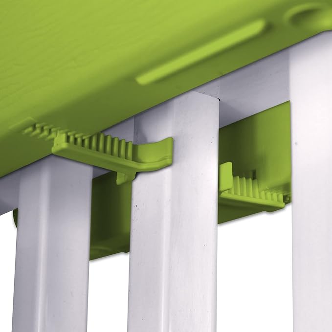 Bloomers Railing Planter with Drainage Holes- 24” W- Sage Green - Image 5