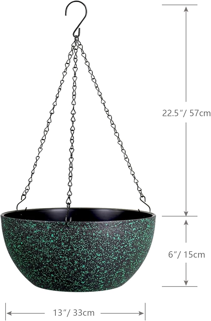 13inch Large Hanging Planters Pots - Image 2