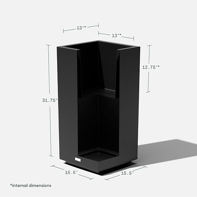 Veradek Block Series Pedestal Planter - Image 3