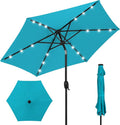 Best Choice Products 7.5ft Outdoor Solar Market Table Patio Umbrella by BestChoiceProducts