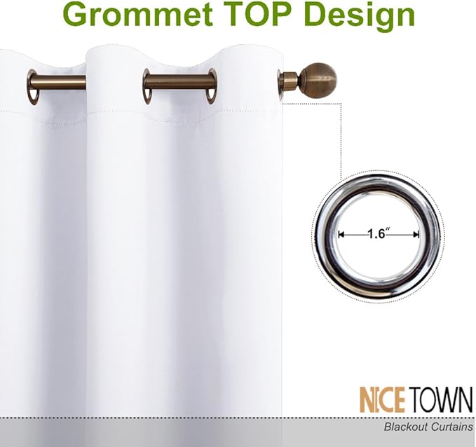 NICETOWN Extra Wide and Long Curtain - Image 2