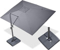 PURPLE LEAF 10' X 13' Rectangle Cantilever Umbrella by Unknown