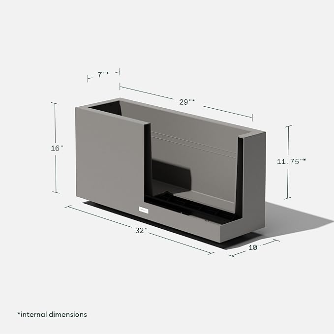 Veradek Block Series Long Box Planter - Image 3