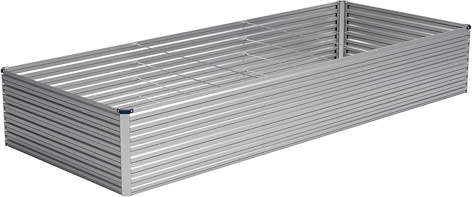 Vengarus 12x4x2FT Galvanized Raised Garden Bed Kit, Large Rectangle Elevated - Image 7