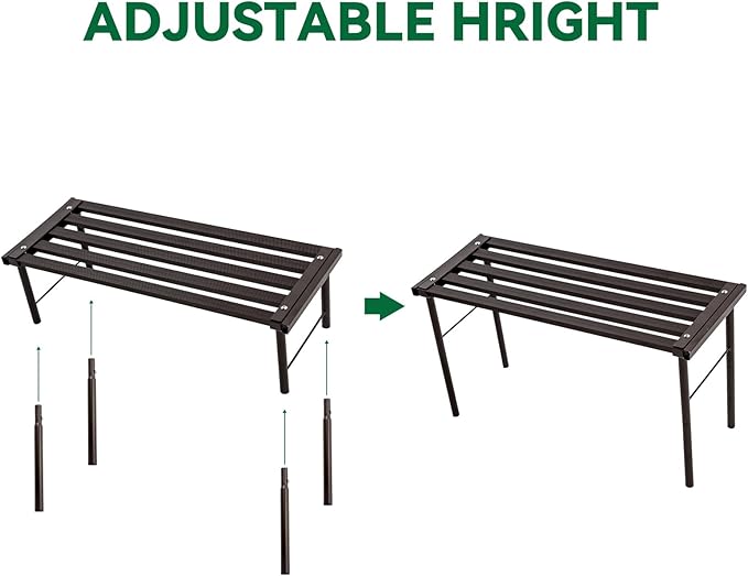 Metal Plant Stand, Rust-proof Aluminum Flower Pot Stand, Heavy Duty Planter - Image 5