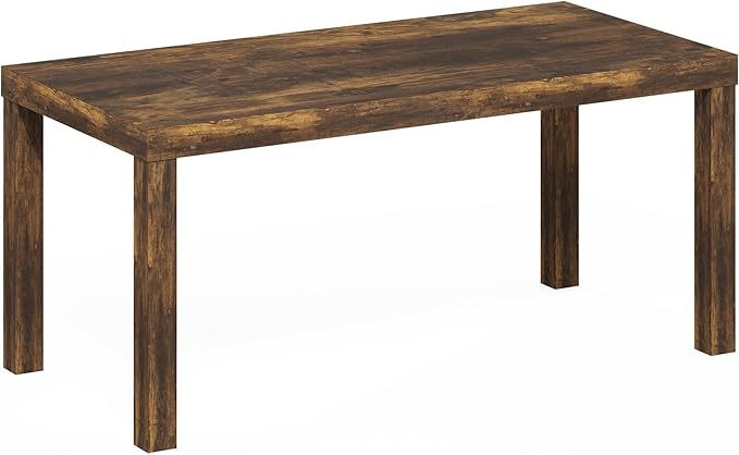 Furinno Classic Coffee Table, Modern Rectangle Coffee Table - Image 5