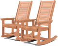 GREENVINES Outdoor Rocking Chairs | Set of 2 | Porch Rocker | HDPE Plastic | by GreenVines