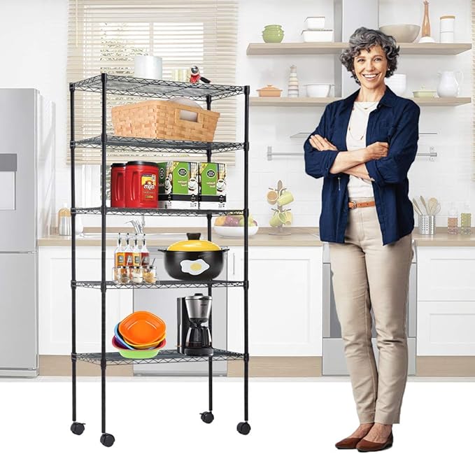 BestOffice | 5-Tier Wire Storage Shelves - Image 2