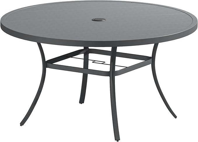 VICLLAX 53" Outdoor Round Patio Table by HOME
