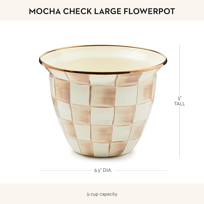 MACKENZIE-CHILDS Flowerpot, Decorative Garden Pot - Image 4