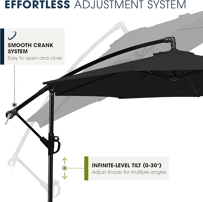 wikiwiki 10ft Patio Umbrella - Image 5
