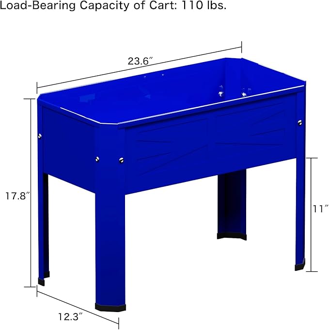 Elevated Metal Planter Box Stand Heavy Duty Raised Garden Bed - Image 2