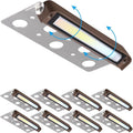 LEONLITE 8-Pack Premium Series 5CCT 7 Inch LED Hardscape Lighting Swivel by LEONLITE