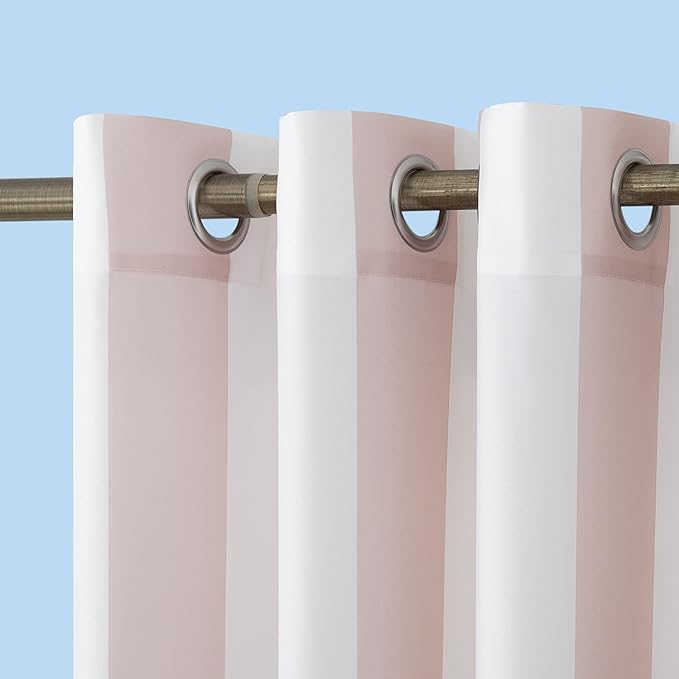 Sun Zero Valencia Cabana Stripe Indoor/Outdoor UV Protectant Energy Efficient - Image 2