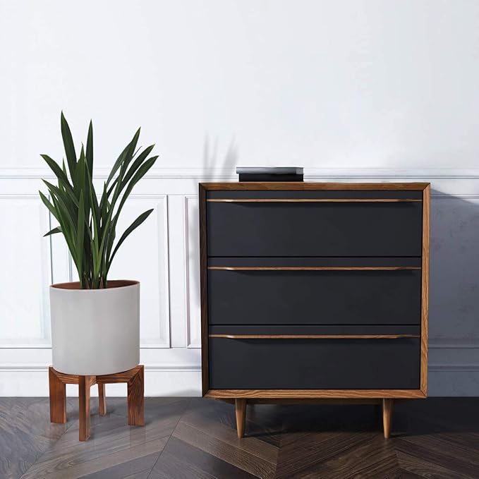 Gendral Forwepup 2 Pack Wood Plant Stand, Mid Century Modern Planter Stand - Image 6