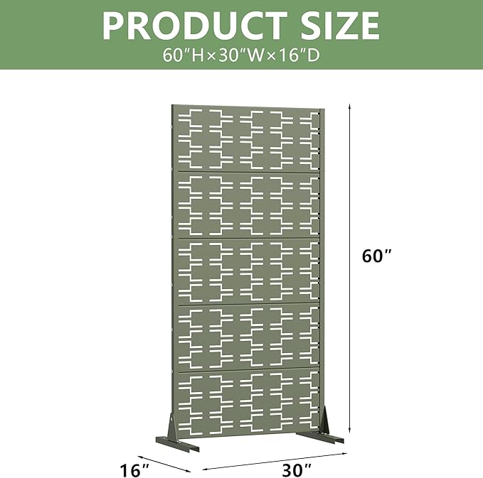 Casaphoria Metal Privacy Screen Outdoor - Image 4