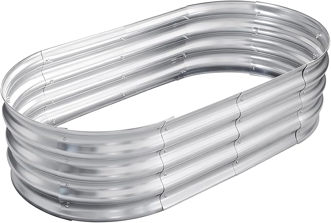 TATAANTY Galvanized Raised Garden Bed by TATAANTY