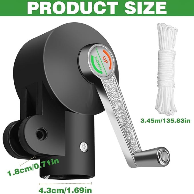 Cantilever Umbrella Parts, Adjustable Patio Umbrella Replacement Parts Umbrella - Image 2