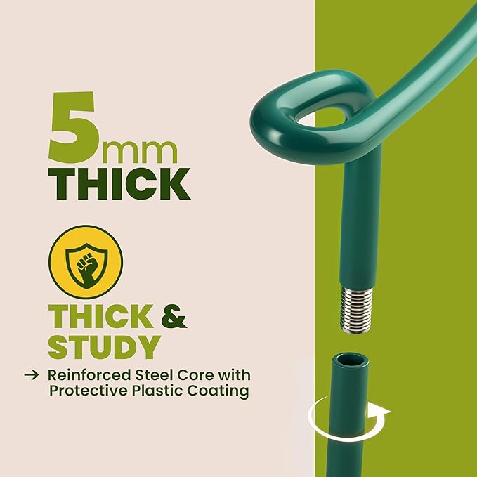 6 Pack Plant Support Stakes – Tall Plant Stakes - Image 3