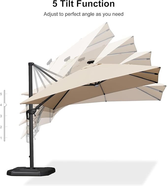 PURPLE LEAF 10 Feet Patio Umbrella - Image 9