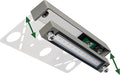 GKOLED 6.8 Inch LED Hardscape Lighting, Low Voltage Outdoor Retaining Wall by GKOLED