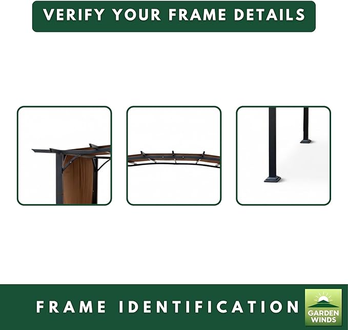 Garden Winds Durable 350 Replacement Canopy Top Compatible - Image 8