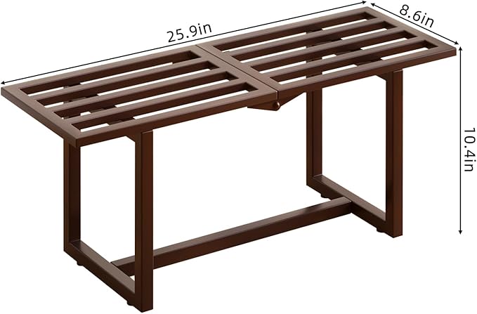 Modern Outdoor Plant Stand for Indoor Corner, Foldable Metal Plant Display - Image 3