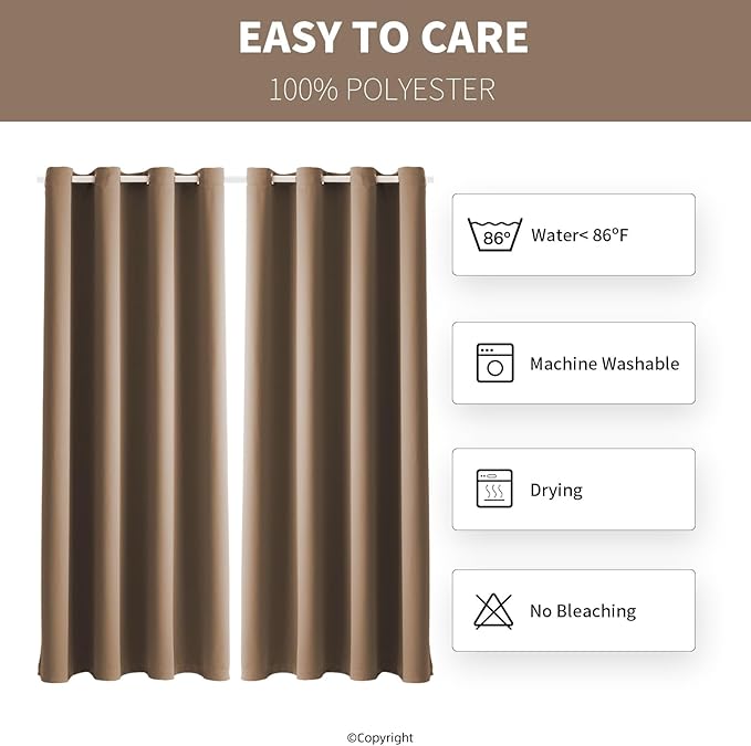 DIVA EN CAMINO DEC Outdoor Patio Curtain Waterproof Darkening Thermal Insulated - Image 7
