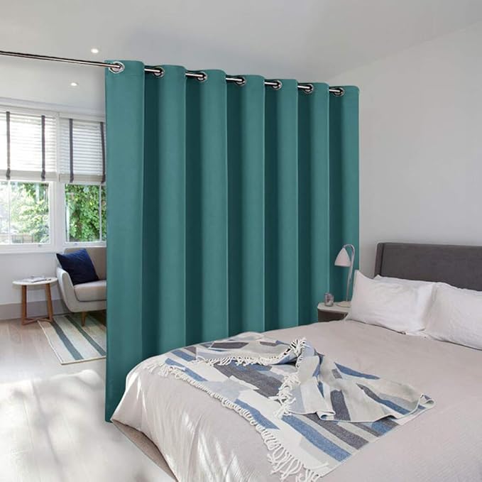 NICETOWN Room Dividers Curtains Screens Partitions, 108 inches Patio Door - Image 2
