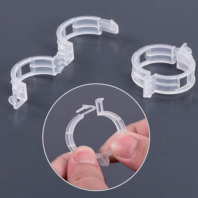 300Pcs Plastic Plant Clip, Plastic Trellis Plant Support Clips - Image 3