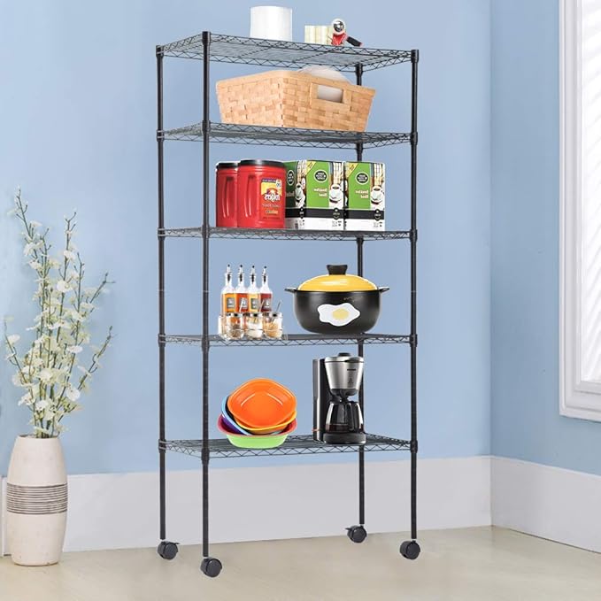 BestOffice | 5-Tier Wire Storage Shelves - Image 4