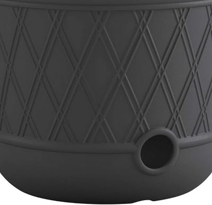Suncast Lattice Hose Pot for Outdoor Garden Storage, Peppercorn - Image 8