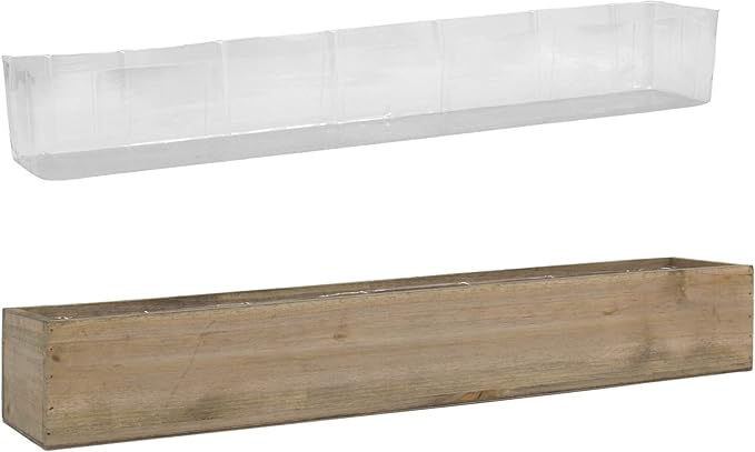 CYS EXCEL Rectangle Wood Planter Box by CYSEXCEL%C2%AE