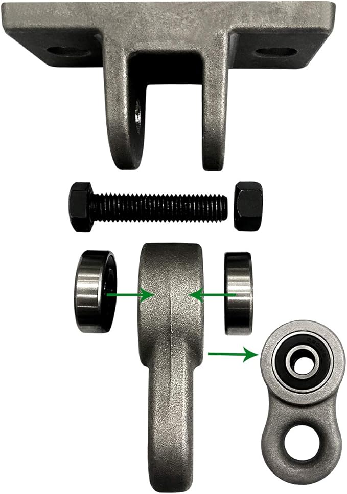 Heavy Duty Metal Color Swing Hangers Screws Bolts Included Over 5000 lb by ABUSA