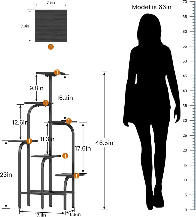 6 Tier Plant Stand Indoor, Plant Shelf - Image 6
