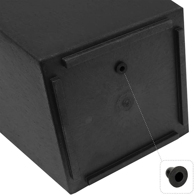 Tierra Verde 2-Pack Indoor & Outdoor Self-Watering Square Planters - Image 8