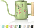 Watering Can Indoor Plants, 35oz Small Stainless Steel Metal Watering Can by GUKJOB