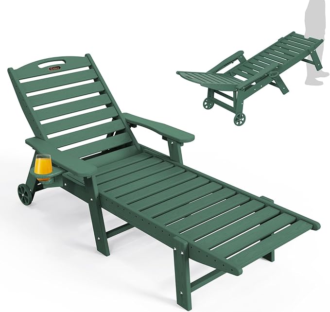 Ciokea Lounge Chair Outdoor, Oversized Chaise Lounge Chair by CIOKEA