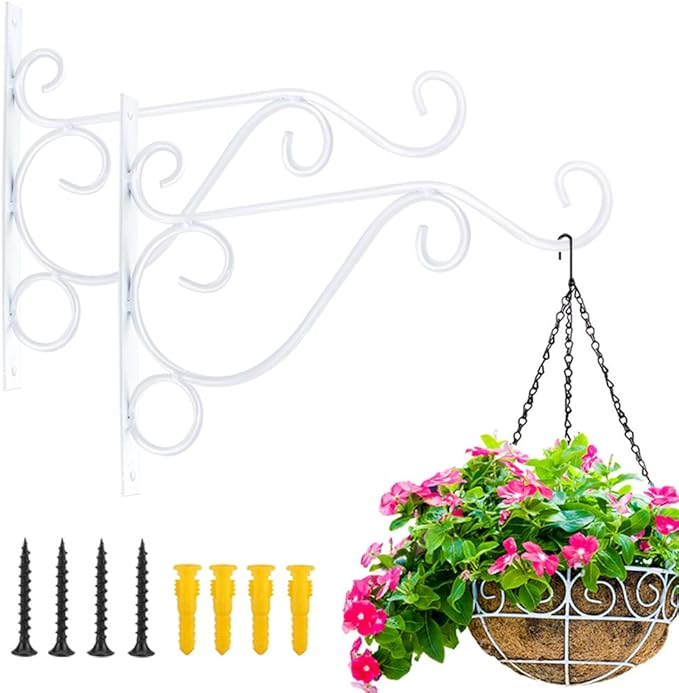 KABB Hanging Plant Bracket, Indoor Outdoor Rustic Home Decor by Unknown