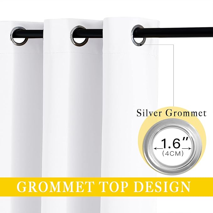 NICETOWN White Sliding Door Curtain - Image 2