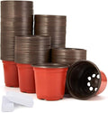 JERIA 200-Pack 4 Inch Plastic Nursery Pots Come by JERIA