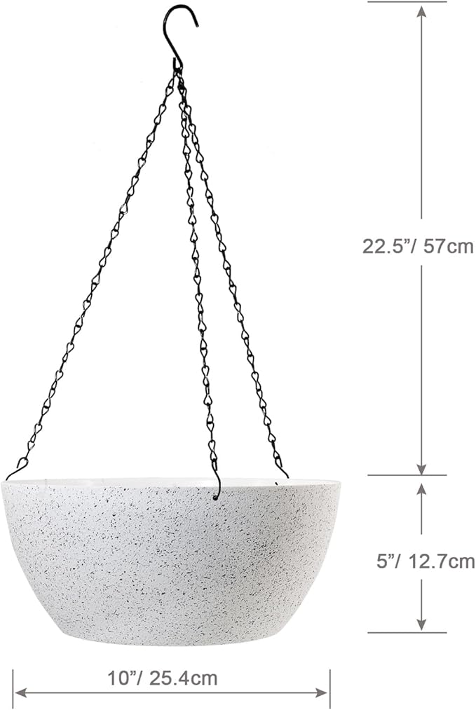 10 inch Hanging Planters for Outdoor Indoor Plants - Image 2