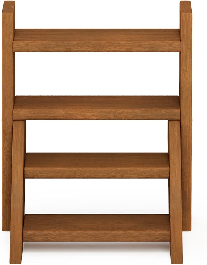 Furinno Tioman Outdoor Planter Staircase, Dark Red Meranti Hardwood - Image 5