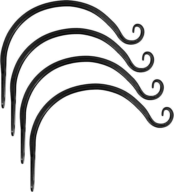 Mkono 4 Pack 8 Inch Plant Hangers Hanging Plant Bracket Wall Post Hooks Indoor - Image 7