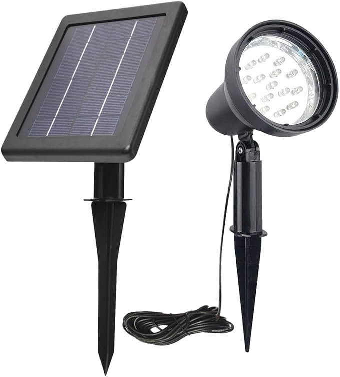 SUNLONG Solar Spotlights Outdoor Waterproof Bright Solar Wall Lights Led by MakeYournightBrightandWarm