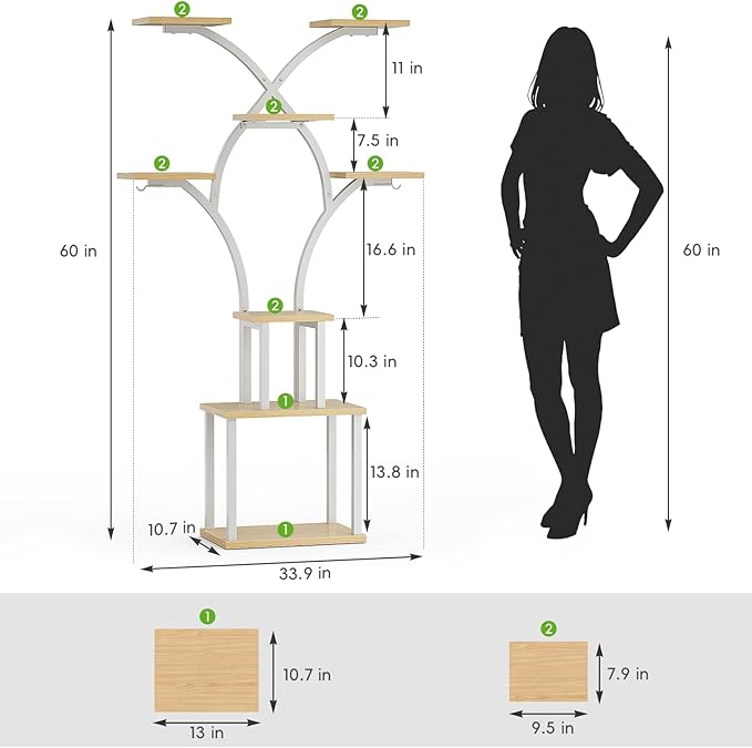 Elbourn Plant Stand Indoor - Image 2