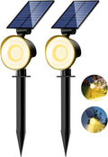 nipify 2 Pack Solar Spot Lights Outdoor Waterproof by Nipify
