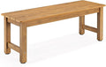 ONBRILL Outdoor Benches Weatherproof, 2-Person Poly Lumber Garden Bench by ONBRILL