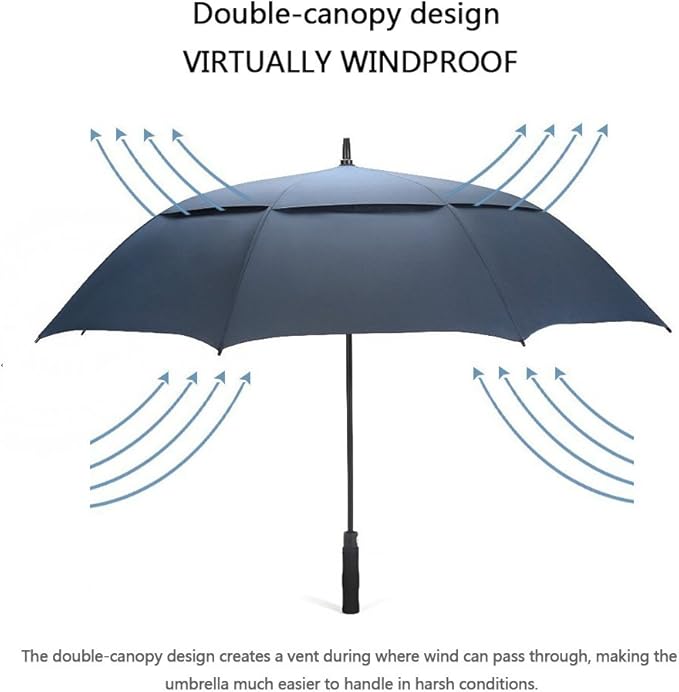 G4Free 47/54/62/68/72 Inch Automatic Open Golf Umbrella Oversize Extra Large - Image 3