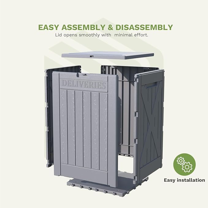 Patiowell 48-Gallon Resin Package Delivery Box - Image 7